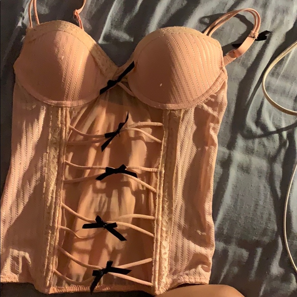Pink mall goth bustier